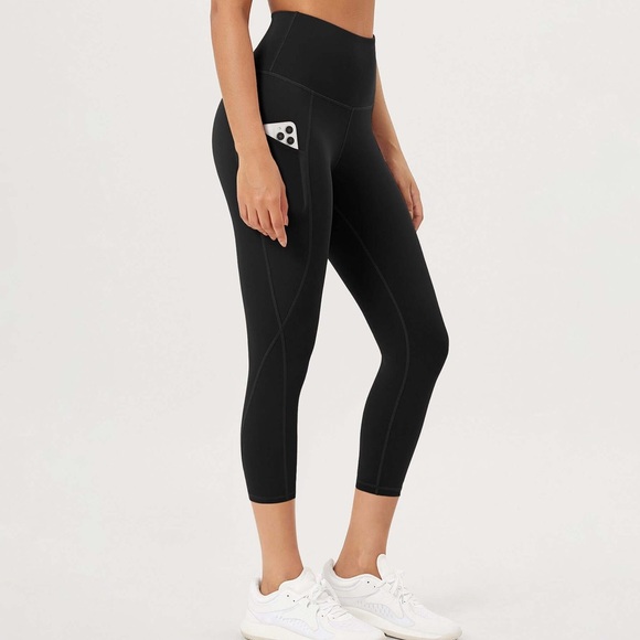 Ododos 23” High Waisted Tummy Control Through Athletic Yoga Leggings - Picture 3 of 8